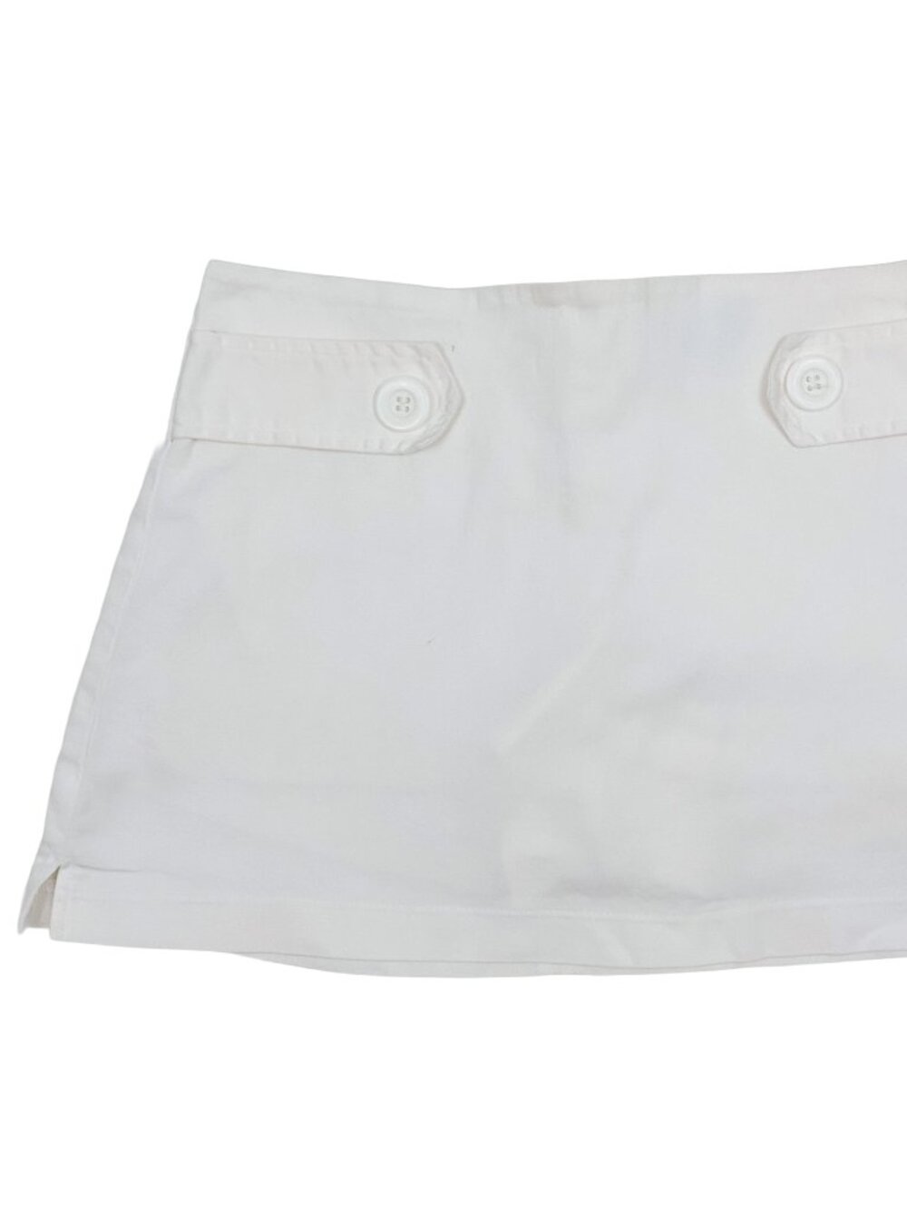 2000s y2k white mini skort skirt by my michelle